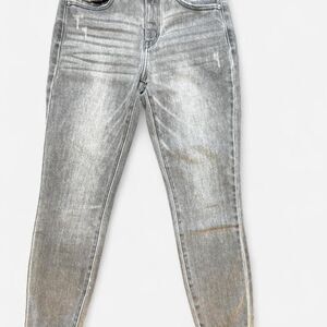 Kancan Women's Grey and Black Jeans